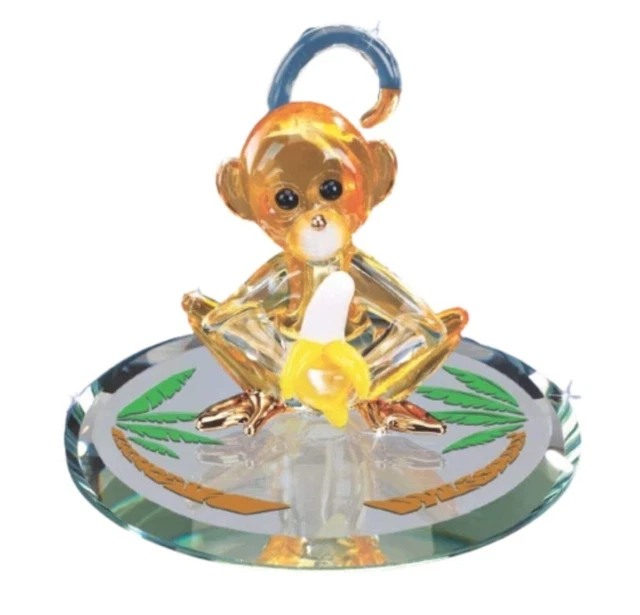 Glass Baron Monkey With Banana