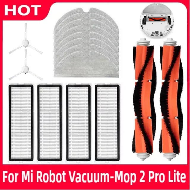 Zubehörset für Mi Robot Vacuum Mop 2 Pro+ Cleaner STYTJ02ZHM Filter Seitenbürste