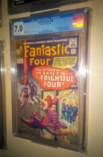Fantastic Four #36 CGC 7.0 1st Medusa-1st Frightful 4-Key issue 1965