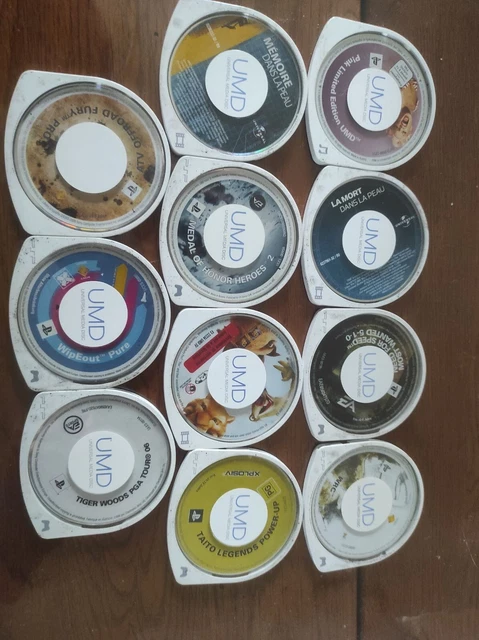 Lot De 13 Jeux PSP Sony - État Correct, Dont Gran Turismo