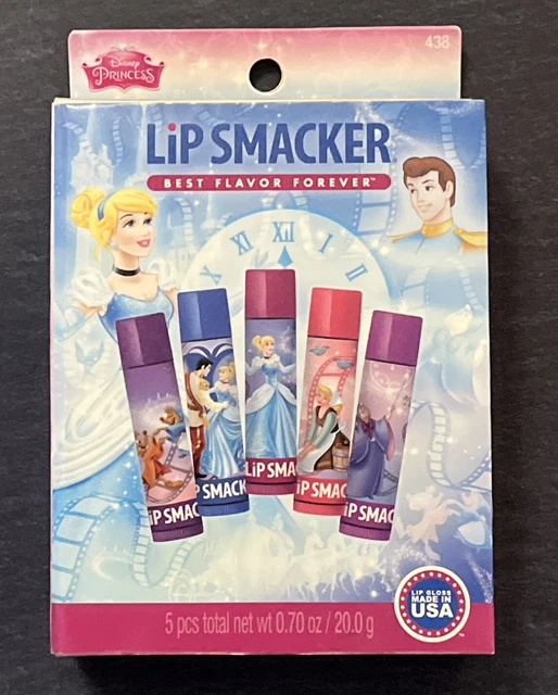 Lip Smacker Best Flavor Forever Disney Princess Cinderella 5 Scented Lip Balms