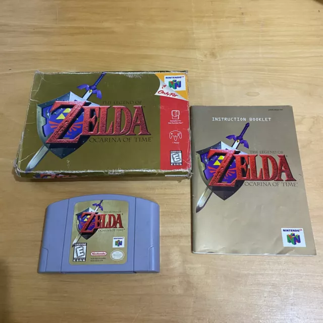 Nintendo 64 N64 Boxed NTSC-U USA - The Legend of Zelda Ocarina of Time