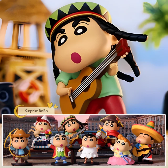 52Toys Crayon Shin-chan Around the World Series 2 Confirmed Blind Box Figure Toy