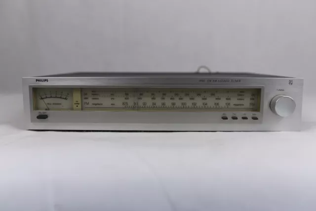 RADIO SINTONIZZATORE PHILIPS 102L U121 AM FM STEREO TUNER VINTAGE, Non testato 2