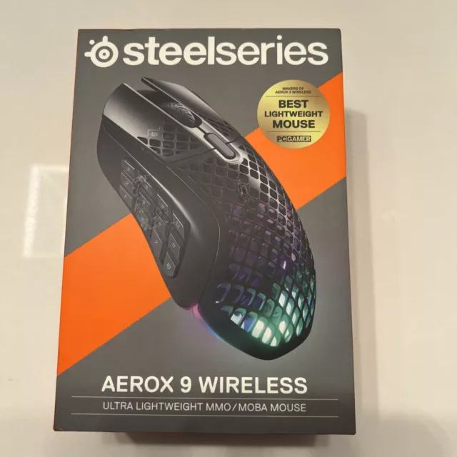 Mouse óptico inalámbrico para juegos SteelSeries Aerox 9 - negro (62618)