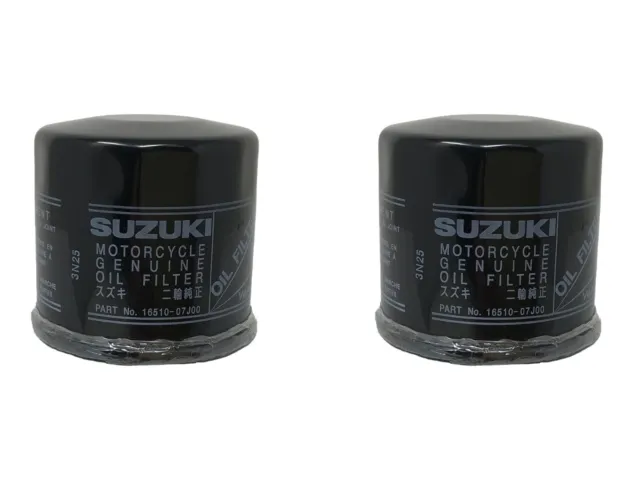 2 Pack Suzuki OEM Oil Filter 16510-07j00