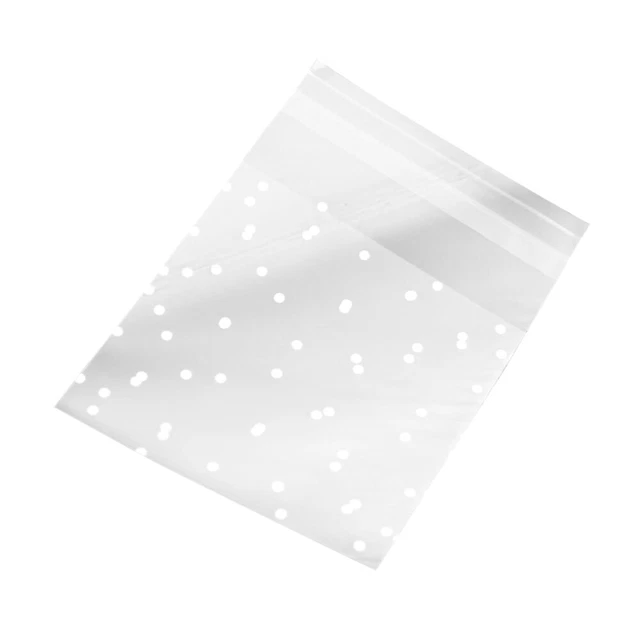 300 pz sacchetti per prelibatezze in cellophane sacchetti per caramelle in cellophan bianco