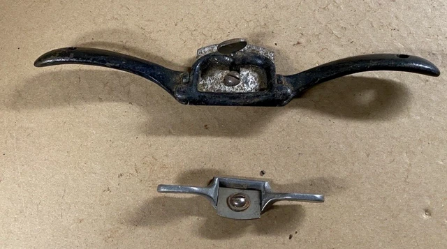 2 Vintage  1  Original Stanley No. 53 Sweetheart Spokeshave & 1 Mini Spokeshave