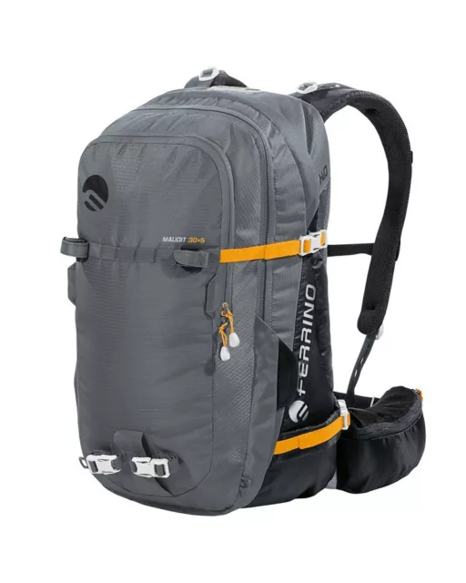 Ferrino Maudit 30+5 Zaino Alpinismo, Grigio Scuro