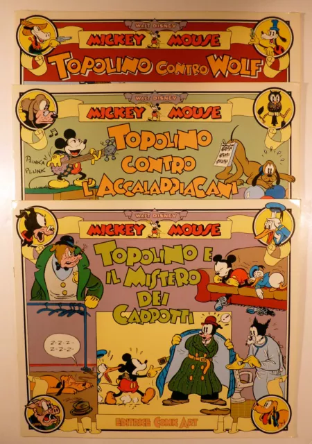 Topolino e Panchito Mickey Mouse Set di 11 volumi indivisibile Comic Art TTBE 2