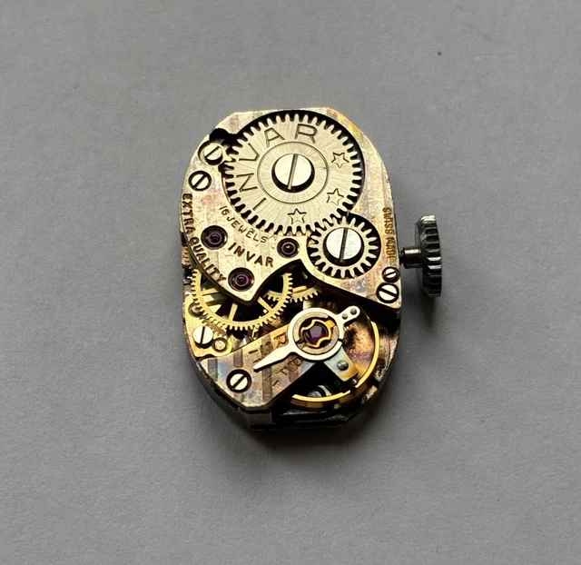 Mouvement De Montre Gousset FHF 2124 19 - Pièce D'occasion Pour Réparation Ou Collection