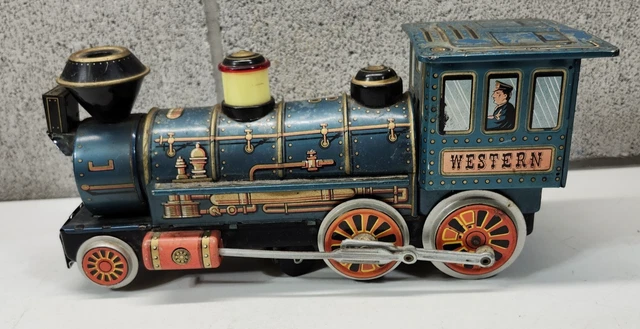 Locomotive Train Tôle Modern Toys – A.101 – Japan – Jouet Ancien Locomotive Train Tôle Modern Toys – A.101 – Japan – Jouet Ancien