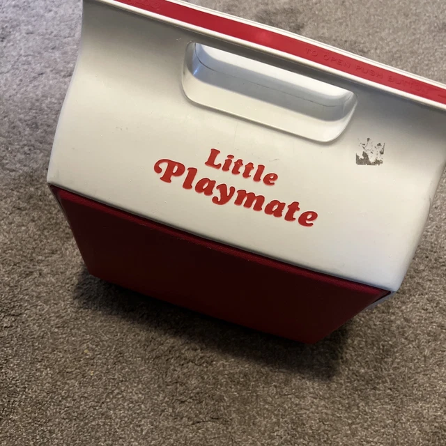 VINTAGE IGLOO LITTLE Playmate Lunch Cooler 6 Pack Ice Chest Box Houston