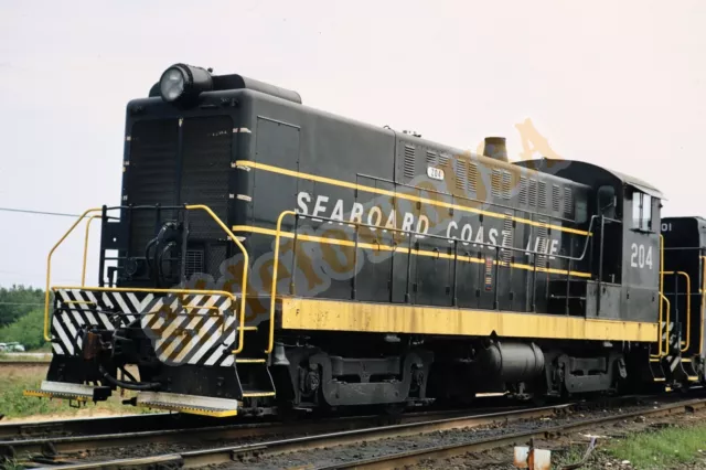Vtg Train Slide 204 SCL Seaboard Coast Line Railroad X3M132