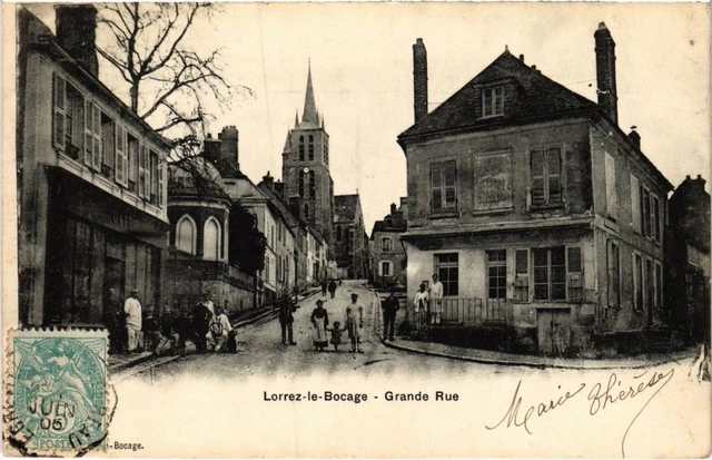 CPA Lorrez le Bocage Grande Rue (1269788)