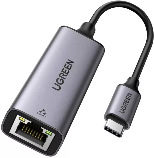 UGREEN USB C to Ethernet Adapter Gigabit Type C to RJ45 Wired Network