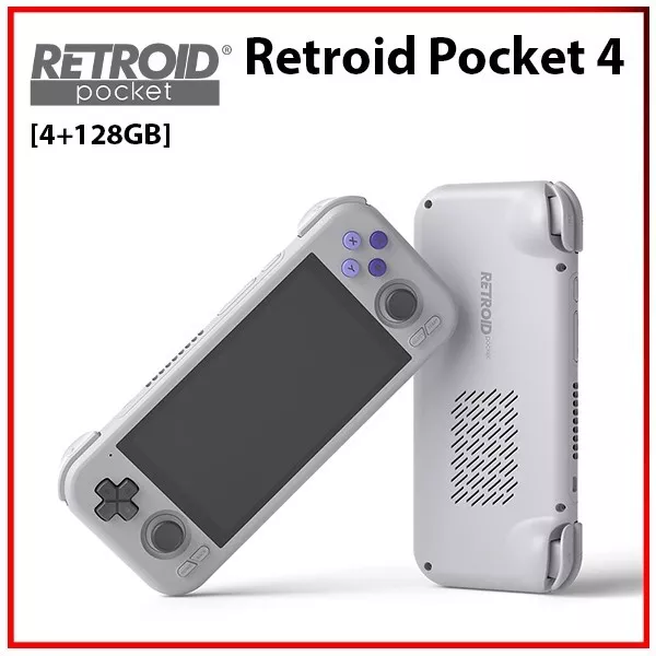 NEW RETROID POCKET 4 16 Bit 4GB+128GB Bluetooth Wi-Fi