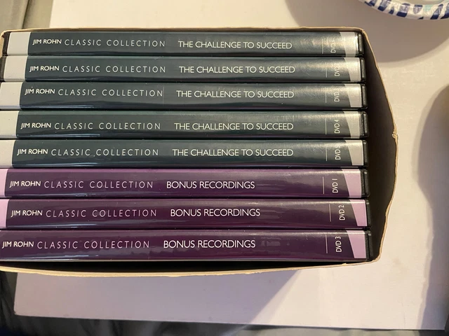 Jim Rohn The Challenge To Succeed Limited Edition Series DVDs Classic Collection