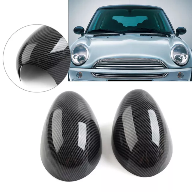 Copricapo Specchietto Retrovisore Per Mini Cooper R50 R52 R53 (2000-2008) - Grigio - Foto 6