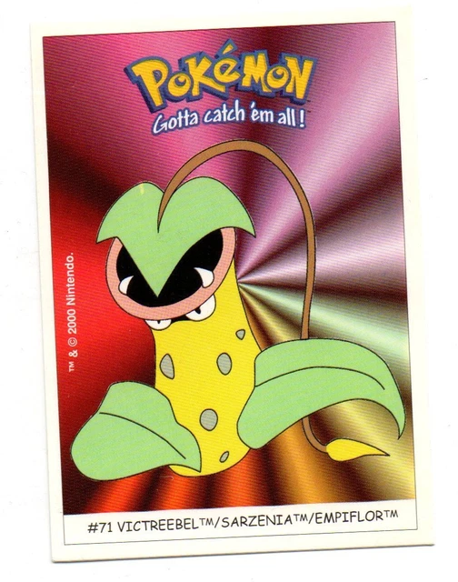 POKÉMON GOTTA CATCH'EM all n° 71 - VICTREEBEL - SARZENIA - EMPIFLOR