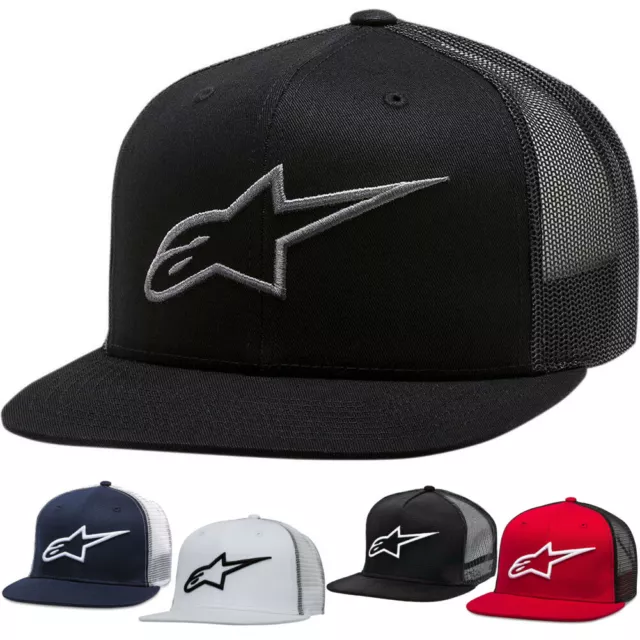 Alpinestars A20 Corp Trucker Mens Caps Motorcycle Snap Back Hat