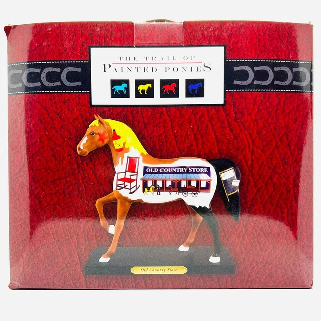 Enesco Trail of Painted Ponies Old Country Store Statue Horse 4035093 Retired
