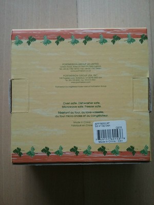 Portmeirion Alfresco Pomona set up of two iv" dip dishes, boxed, free postage stamp, new 5