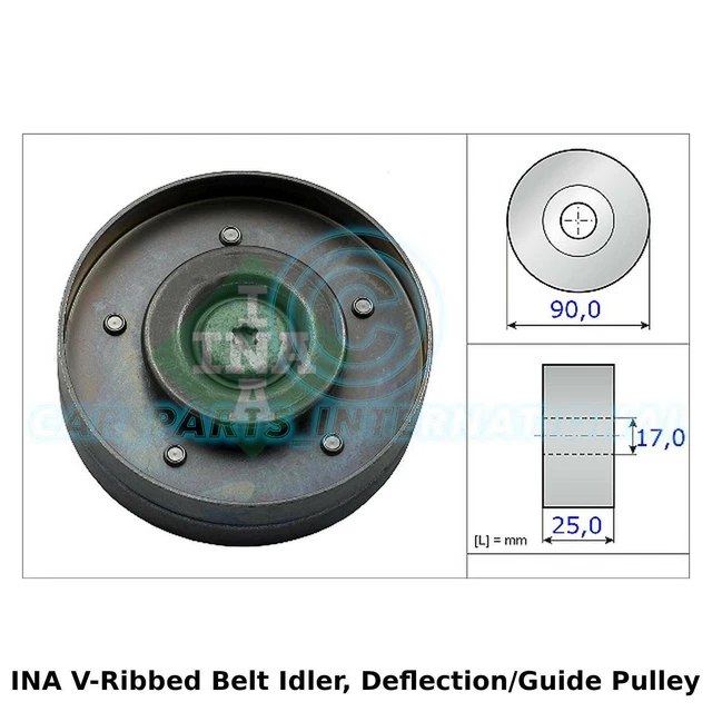 529 0108 10 INA Jeu De Courroies Trapézoïdales à Nervures