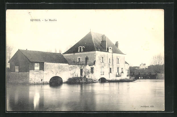 CPA Esvres, Le Moulin