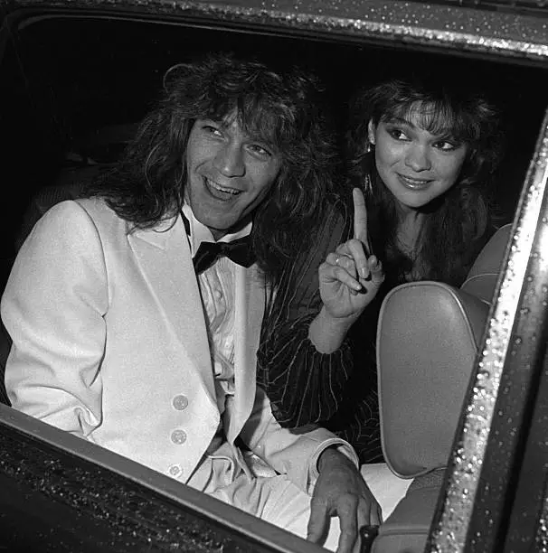 VALERIE BERTINELLI EDDIE Van Halen at One Day At A Time Party 1983 OLD ...