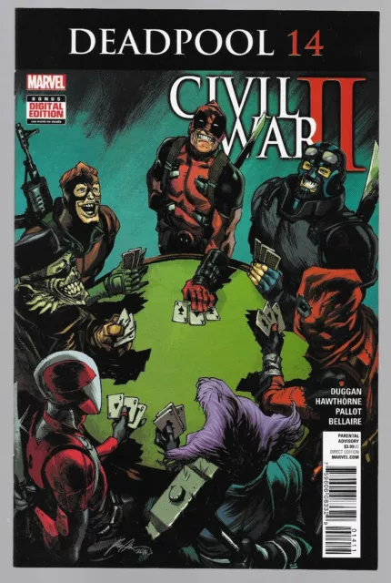 Deadpool #14 (08/2016) Marvel Comics Rafael Albuquerque Regular Cover