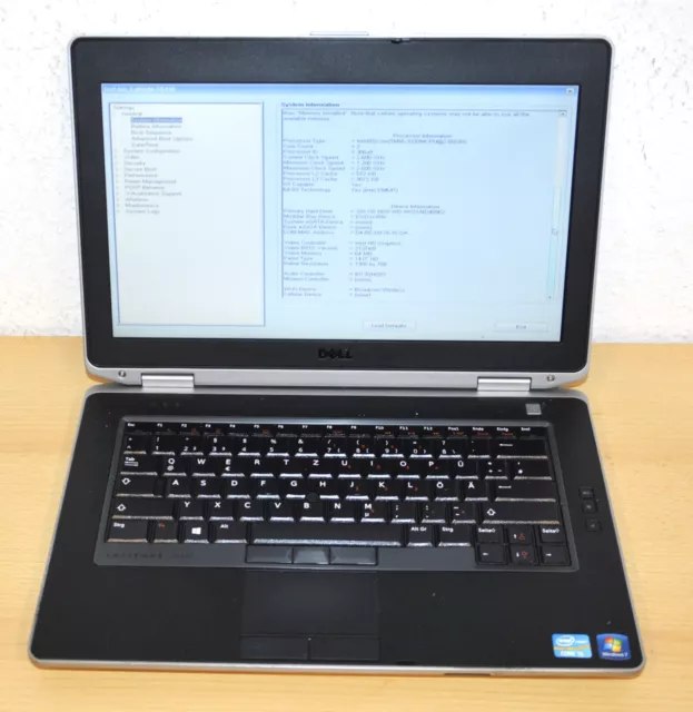 Dell Latitude E6430 14" Intel Core i5-3210M 2,50GHz 320GB HDD 4GB RAM