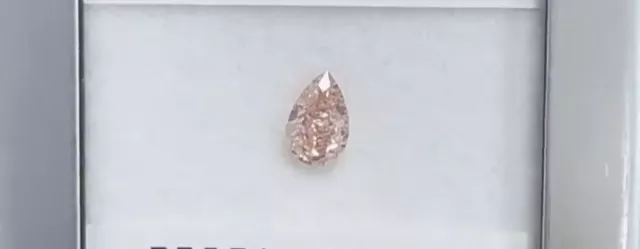 1 CT Natural Diamond Pear Cut Pink Color D Grade VVS1 +1 Free Gift