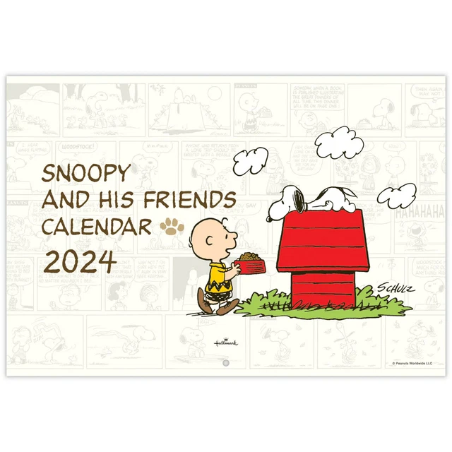 2024 HALLMARK WALL Calendar Snoopy L 35.99 PicClick