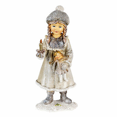 Clayre Eef Decorazione Natalizia Bambino IN Inverno Con Bambola 19x8x7cm