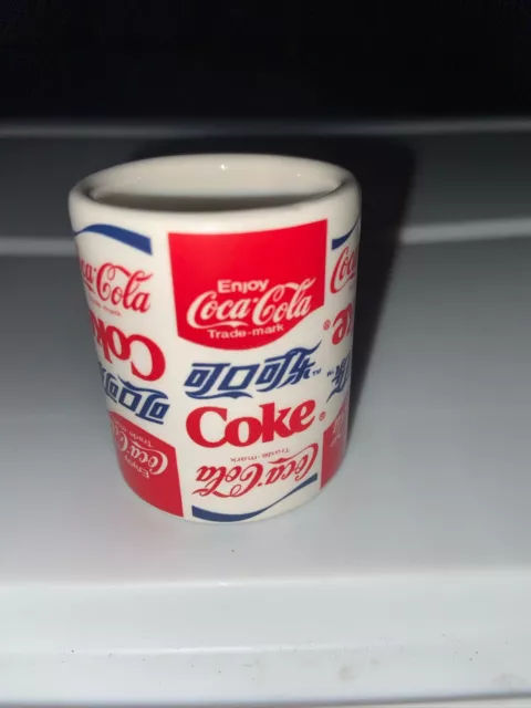 Rare  Coca Cola Coke Shot Glass Vintage