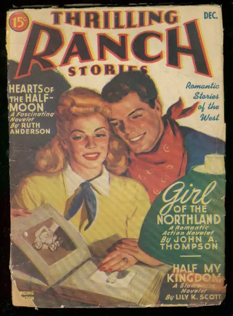 Pulp:  Thrilling Ranch Stories Dec 1944-Ruth Anderson-Pulp Wes Fr/G