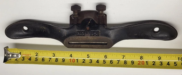 CLEAN  ANTIQUE VINTAGE STANLEY NO. 151 Adjustable Spokeshave