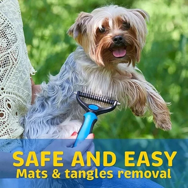 Pet Dog Cat Hair Remover Comb Needle Grooming Massage Deshedding Cleaning Brush 6