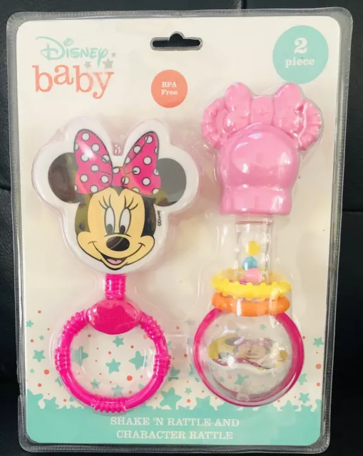 Sonajero Disney Baby Minnie Mouse 6+ meses gratis con BPA. 🙂