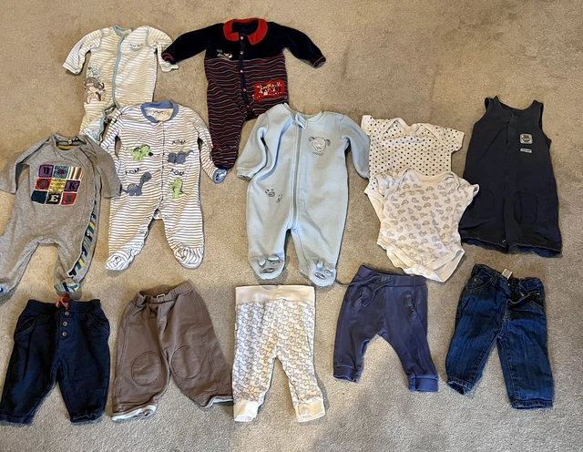 Pacchetto abbigliamento bambini 3-6 mesi Disney Jojo Maman Bebe Mothercare Ted Baker