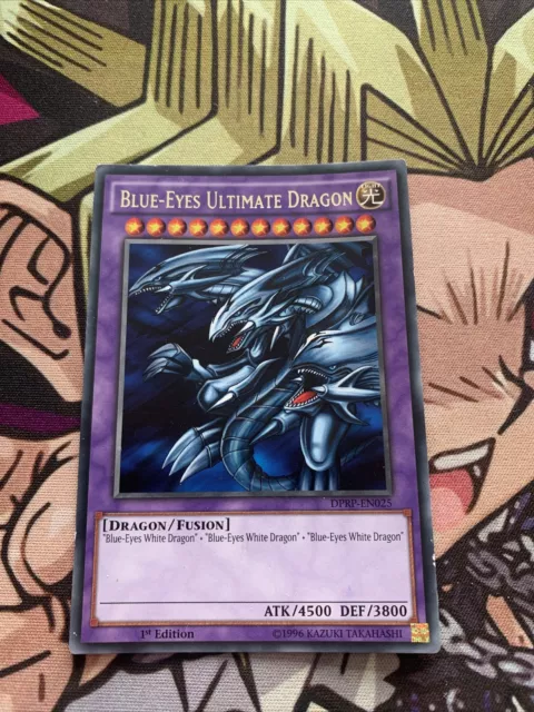 Blue-Eyes Ultimate Dragon DPRP-EN025 Rare Yu-Gi-Oh Card 1st Edition New cards