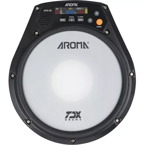 Aroma APD-20 Digital Drum Coach Mesh Practice Pad | Neu