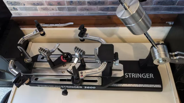 Penta Premium Stringer 3600 Tennis Squash 6 Point Stringing Machine . Mint