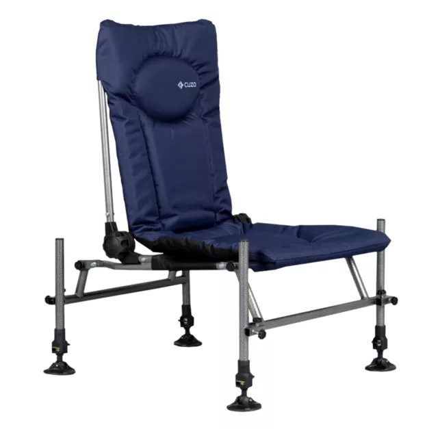 Portable Fishing Chair, Folding Armchair, Adj. Back Rest Table and