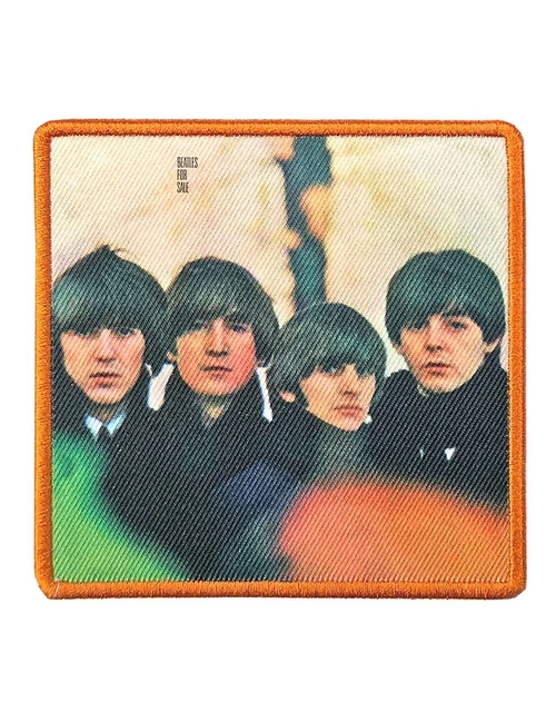 Patch Brodé The Beatles 'In My Life' - Officiel, Noir, 8 Cm - À Repasser Ou Coudre - Idéal Pour Customiser Vêtements Et Accessoires