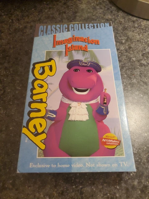 Barney Barneys Imagination Island Vhs 2000 Classic Collection 9 Barney Barneys Imagination Island Vhs 2000 Classic Collection 9