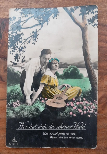 Wer Hat Dich Du Schöner Wald COLORIERTE POSTKARTE - Wer hat dich du schöner Wald -PH 5395-5Nicht