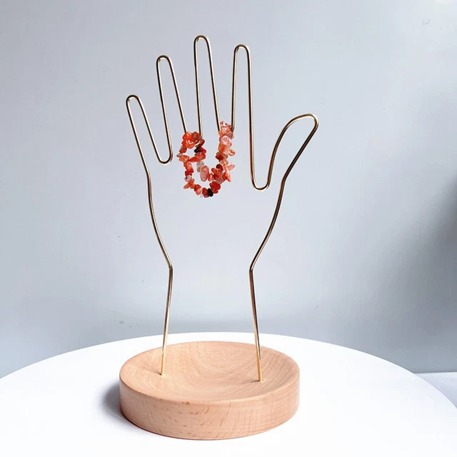 Bijoux Organisateur Mannequin Main Anneau Titulaire Pour Anneaux Main Chaînes