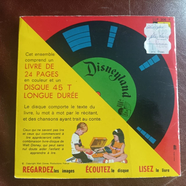 WALT DISNEY - Alice au pays des merveilles - Livre Disque 45T EUR 10,00